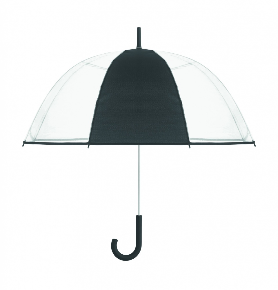 Logotrade advertising product picture of: Transparent 23 inch manual open umbrella
