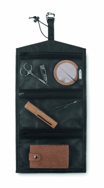 Logotrade promotional gift picture of: 210RPET travel cable organizer
