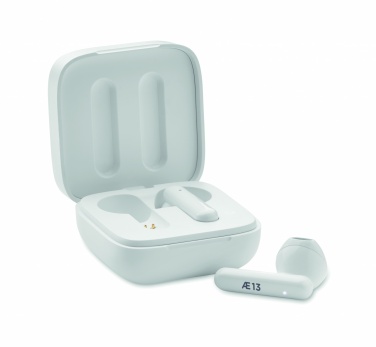 Logotrade promotional gift picture of: TWS earbuds with solar charger