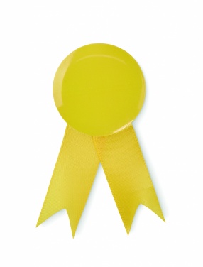 Logo trade advertising products picture of: Ribbon style badge pin