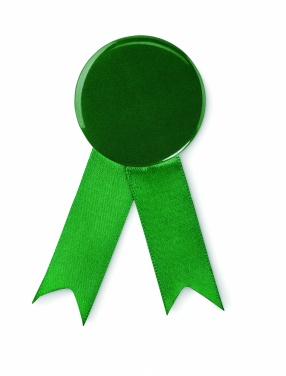 Logo trade business gifts image of: Ribbon style badge pin