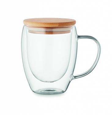 Logo trade business gift photo of: Double wall borosilicate mug