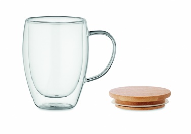 Logotrade promotional merchandise picture of: Double wall borosilicate mug