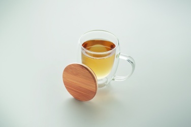 Logo trade advertising product photo of: Double wall borosilicate mug
