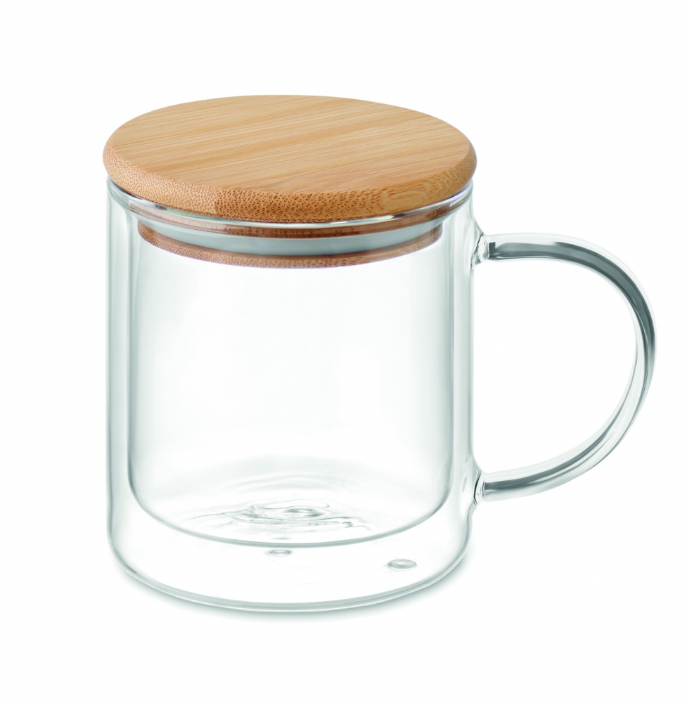 Logotrade promotional merchandise picture of: Double wall borosilicate mug