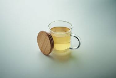 Logo trade promotional merchandise image of: Double wall borosilicate mug