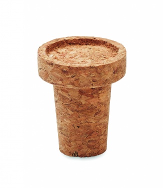 Logo trade promotional products image of: Cork bottle stopper