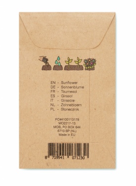 Logo trade promotional items image of: Sunflower seeds in envelope
