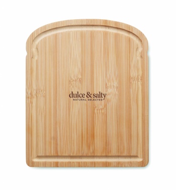 Logo trade promotional giveaways picture of: Bamboo bread cutting board