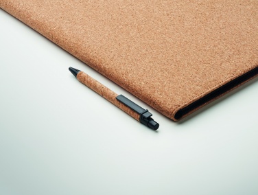 Logo trade promotional products picture of: A4 cork conference folder