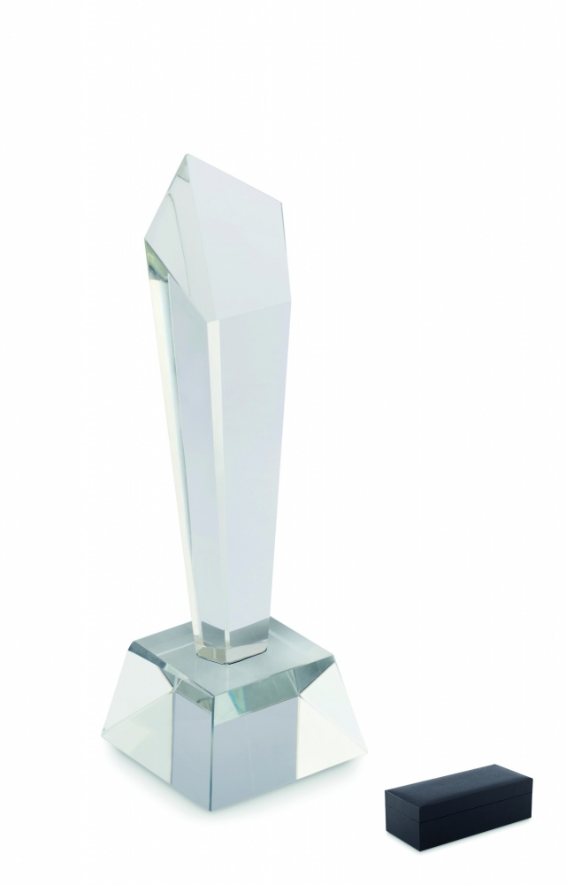 Logo trade advertising products image of: Crystal award in a gift box