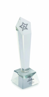 Logo trade promotional giveaways picture of: Crystal award in a gift box