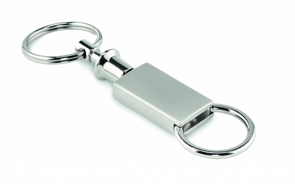 Logo trade corporate gifts image of: Pull apart split key ring Kajaani