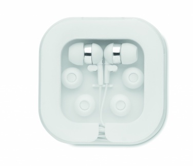 Logo trade promotional items picture of: Ear phones with silicone covers