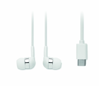Logotrade corporate gift image of: Ear phones with silicone covers