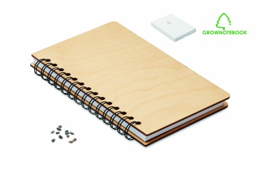Logotrade promotional item image of: A5 Birch tree GROWBOOK™
