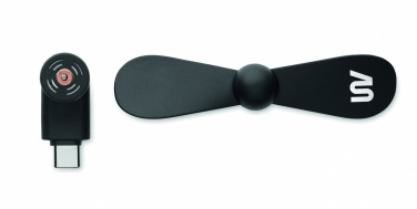 Logo trade promotional giveaways image of: Portable USB-C fan