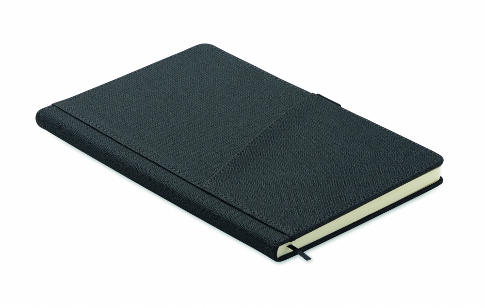 Logo trade advertising products picture of: A5 notebook PU front pocket