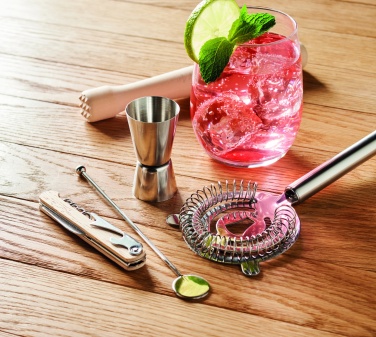 Logotrade advertising products photo of: 5 piece cocktail kit in pouch.