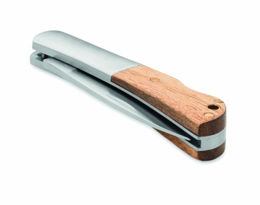 Logotrade business gifts photo of: Foldable knife in acacia wood