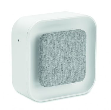 Logo trade promotional merchandise image of: Recycled ABS/RPET alarm clock Stuttgart