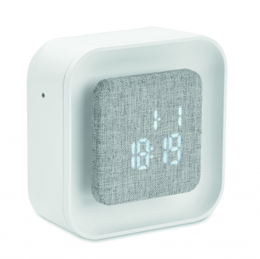 Logo trade advertising products image of: Recycled ABS/RPET alarm clock Stuttgart