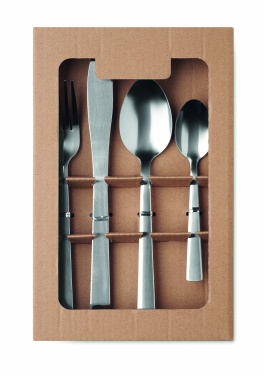 Logo trade promotional products image of: 16 piece cutlery set.
