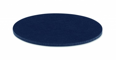 Logo trade promotional merchandise picture of: Round coaster in RPET felt