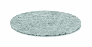 Logo trade promotional giveaways picture of: Round coaster in RPET felt