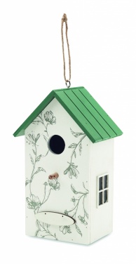Logo trade promotional giveaway photo of: Bird house in plywood
