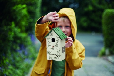 Logo trade promotional gifts image of: Bird house in plywood