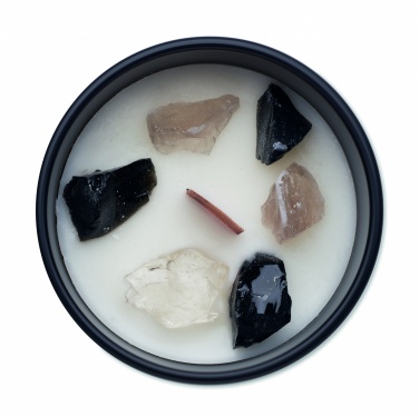 Logo trade promotional giveaways image of: Plant based wax candle 200 gr