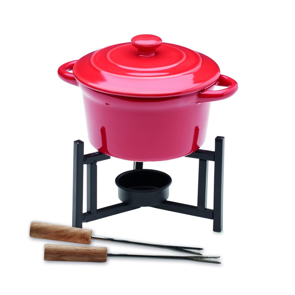 Logotrade corporate gift picture of: Ceramic fondue set 300 ml