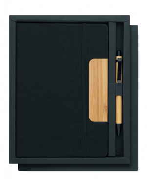 Logo trade promotional gifts picture of: A5 RPET notebook set