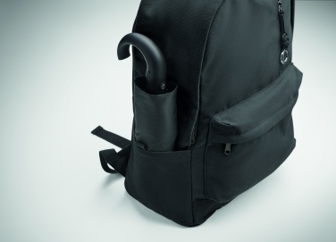 Logotrade business gift image of: A 15-inch laptop backpack made of recycled pre-consumer cotton with customizable printing