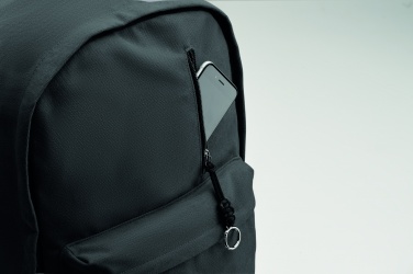 Logo trade promotional product photo of: A 15-inch laptop backpack made of recycled pre-consumer cotton with customizable printing
