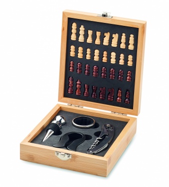 Logotrade promotional merchandise image of: Chess board wine set