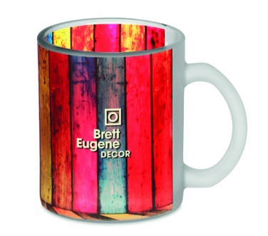 Logotrade promotional gift picture of: Glass sublimation mug 300ml