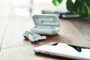 Logotrade promotional gifts photo of: TWS earbuds with charging base