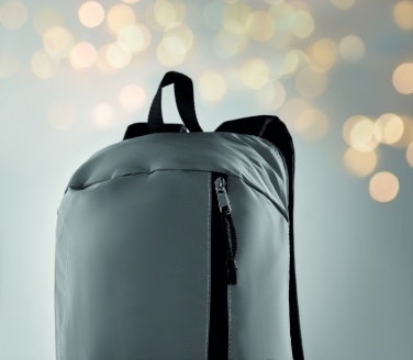 Logo trade promotional product photo of: High reflective backpack 600D