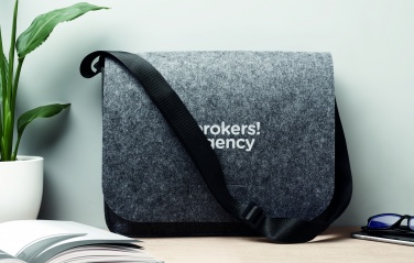 Logo trade advertising product photo of: RPET felt laptop bag
