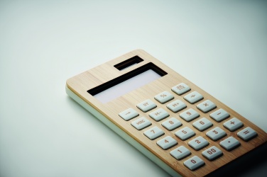 Logo trade promotional product photo of: 12 digit bamboo calculator