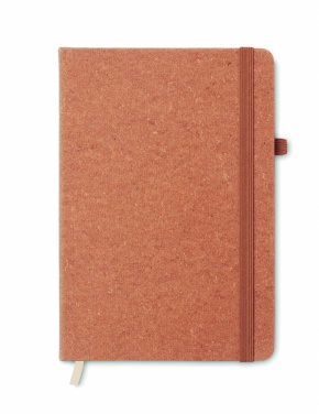 Logotrade promotional giveaways photo of: Recycled Leather A5 notebook