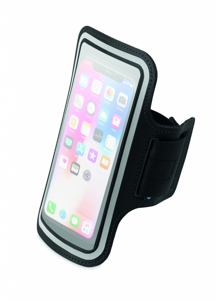 Logo trade promotional items image of: Large neoprene phone pouch