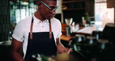 Logotrade promotional gifts photo of: Organic cotton apron 340 gr/m²