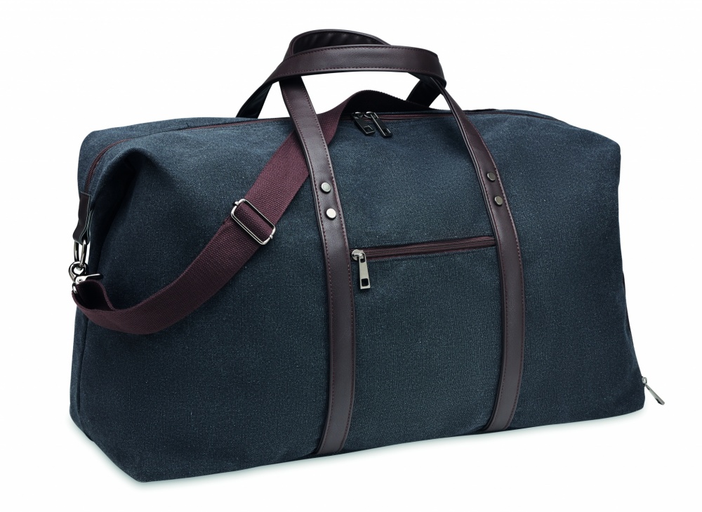 Logo trade promotional products picture of: Weekend bag in canvas 450gr/m²