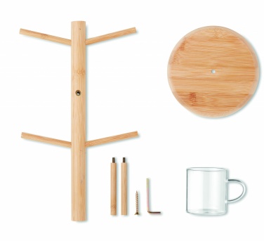 Logotrade promotional gift picture of: Bamboo cup set holder