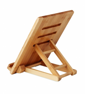 Logo trade corporate gifts image of: Bamboo tablet stand TUANUI