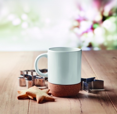 Logo trade promotional items picture of: Sublimation mug with cork base