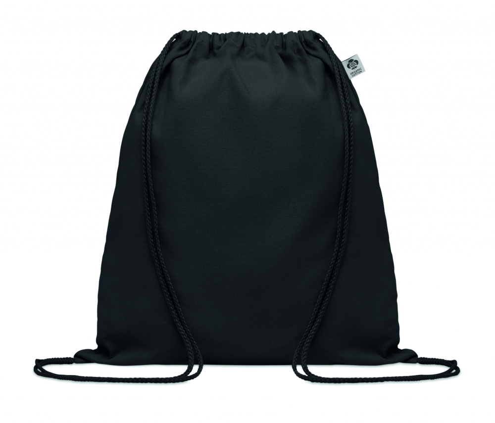 Logo trade advertising product photo of: Organic cotton drawstring bag